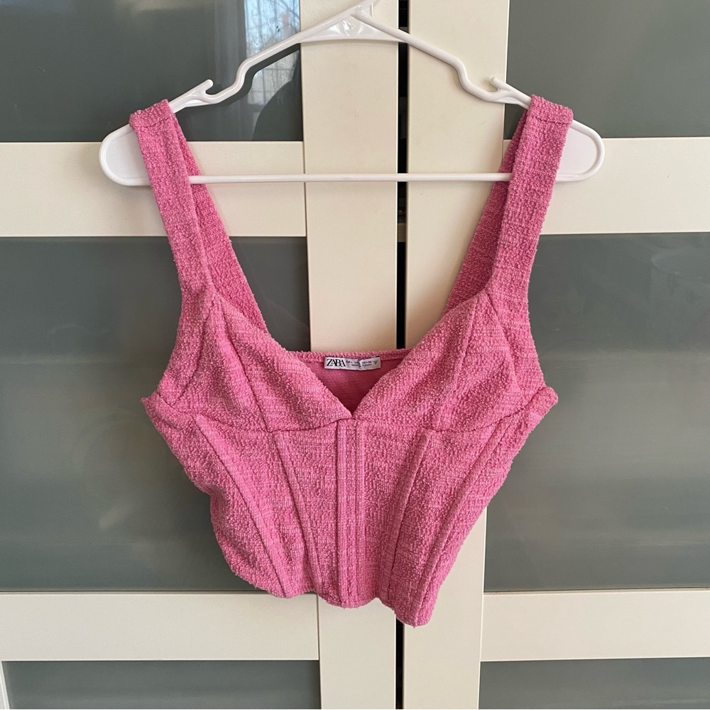 ZARA Corset Tank Top | Sz L